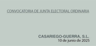 [Convocatoria] JUNTA GENERAL ORDINARIA. CG, SL